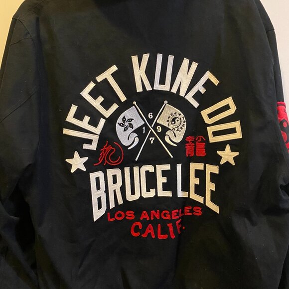 Roots Of Fight Bruce Lee Jeet Kune Do Hooded 75th Exclusive Jacket Men's L - Picture 7 of 9